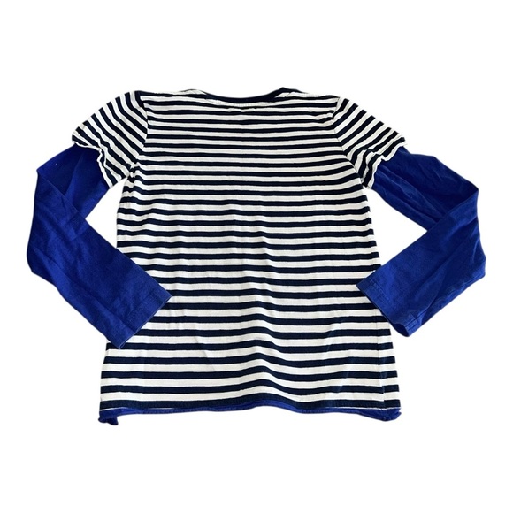 Mini Boden Long Sleeve Striped Tee - Picture 3 of 3
